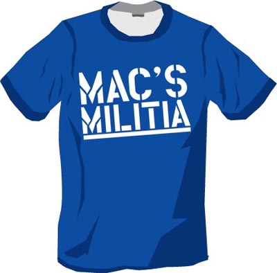 i am the militia t shirt