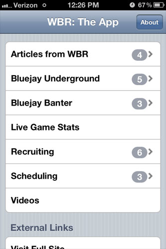 WBR: The App