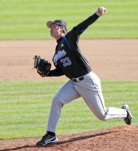 Mark Winkelman picked up his first win of the season against Pacific (Mike Spomer/WBR)