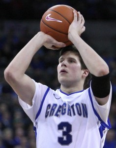 Doug McDermott scored 41 points to lead Creighton to a title-clinching win against Wichita State in the season finale (WBR/Spomer)