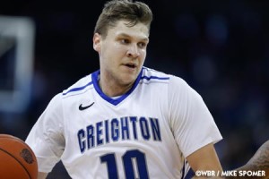 Grant Gibbs played a key role in Creighton's rally against GW. (Photo by Mike Spomer/WBR)