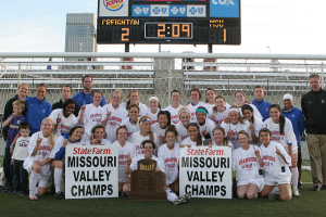 Guillen was a Creighton Women's Soccer player from 2009-2012 (first row bottom right)  (Streur/WBR)