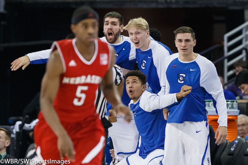Creighton Bench While Watson Watches On
